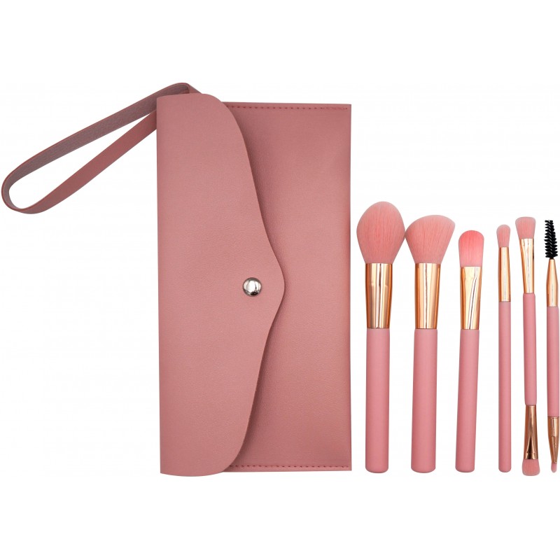 Parisax – Trousse pinceaux maquillage, set de 7 pinceaux