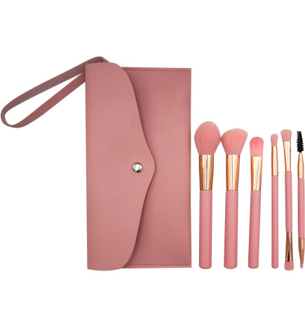 Parisax – Trousse pinceaux maquillage, set de 7 pinceaux