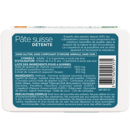 Lehning – Pâte Suisse Détente