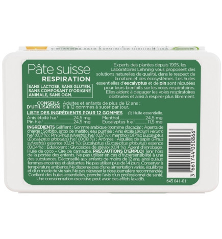 Lehning – Pâte Suisse Respiration