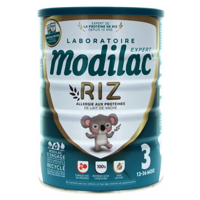 Expert Riz 3ème Âge 12-36 Mois 800 g