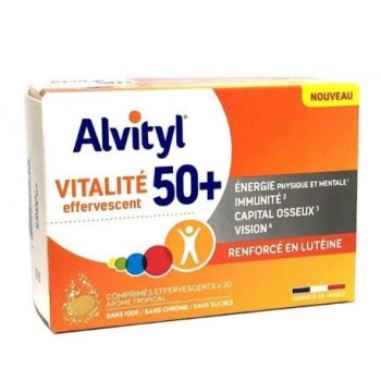 Alvityl Vitalité 50+ - 30 Comprimés Effervescents