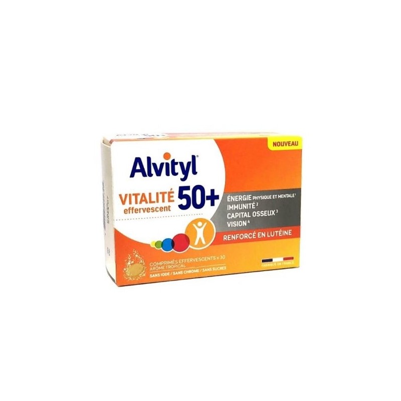 Alvityl Vitalité 50+ - 30 Comprimés Effervescents