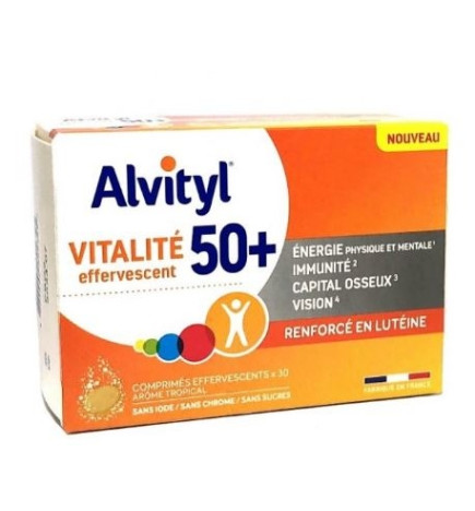 Alvityl Vitalité 50+ - 30 Comprimés Effervescents