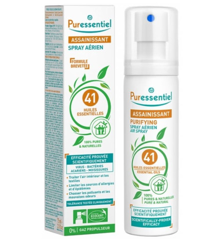 Assainissant Spray Aérien aux 41 Huiles Essentielles 75 ml
