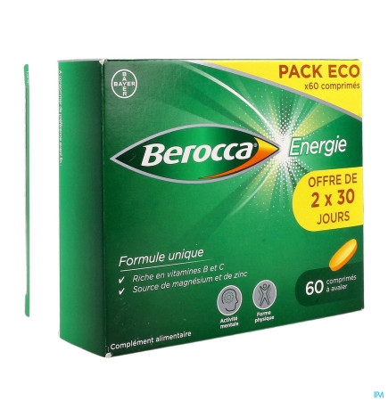 Berocca – Énergie, 60 comprimés (pack éco)