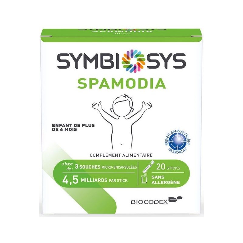 Symbiosys Spamodia 20 Sticks Enfant de plus de 6 mois