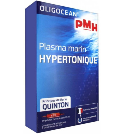 Oligocean Plasma Marin Hypertonique 20 Ampoules
