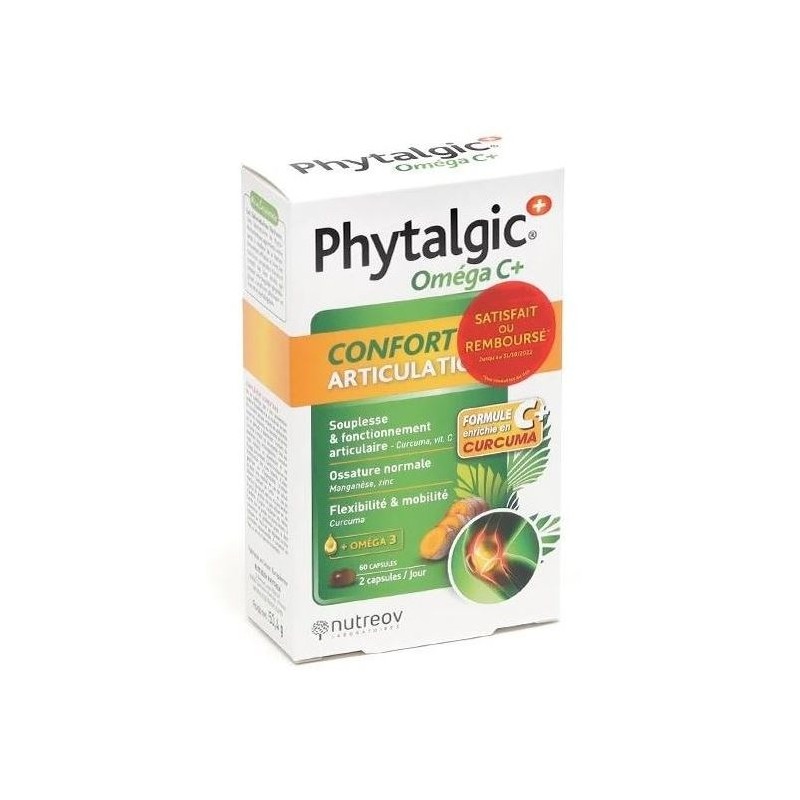 Phytalgic + Oméga C+ Confort articulations 60 capsules