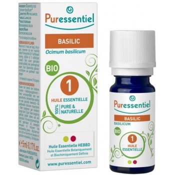 Huile Essentielle Basilic Bio 5ml