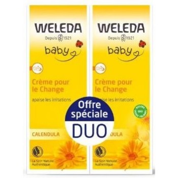 Baby Crème pour le Change Calendula Lot de 2 x 75 ml