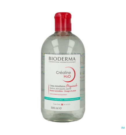 Bioderma – Créaline H2O, l’eau micellaire originale, 500 ml
