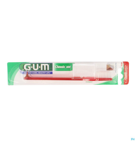 GUM – Classic Brosse A Dents Souple 4 Rangs Compacte