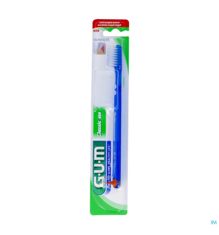 GUM – Classic Brosse A Dents Souple 4 Rangs Compacte