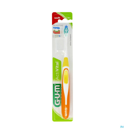 GUM – Activital Brosse A Dents Souple Ultra Compacte