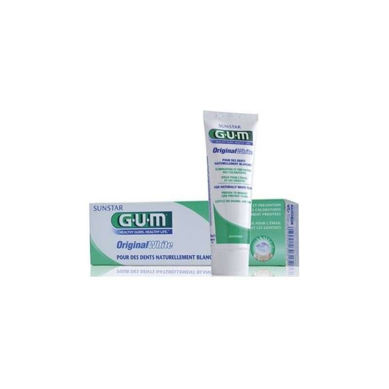 G.U.M ORIGINAL WHITE DENTIFRICE 75 ML