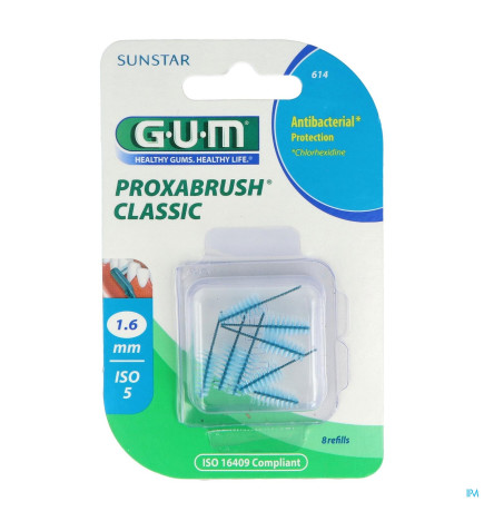 GUM – Classic Brossette Interdentaire Rech 1mm6 X8