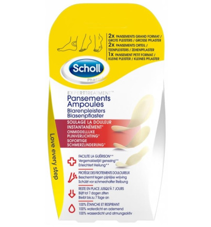Scholl Pansement Ampoules Mix 5