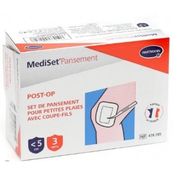 Mediset Pansement Postop Plaie Moyenne Suturee 3