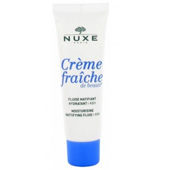 Nuxe Creme Fraiche De Beaute Fluide Matifiant Hydratation 48h Peaux Mixtes 50ml