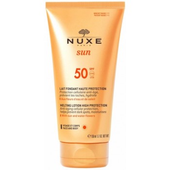 Nuxe Sun Lait Fondant Haute Protection Spf50 Tube 150ml