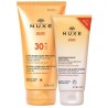 Nuxe Sun Lait Fondant Spf30 + Shampooing Douche Apres-soleil Tube 150ml + Tube 100ml