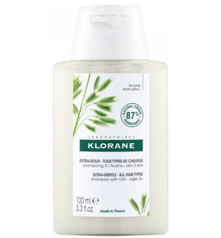 Klorane Shampooing Extra Doux Lait Avoine 100ml