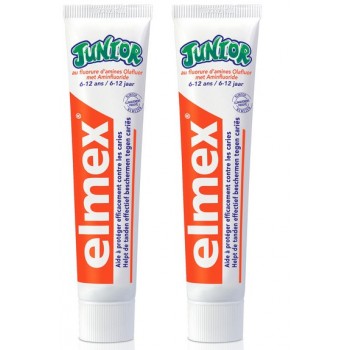 Elmex Dentifrice Junior 2 X 75 ml