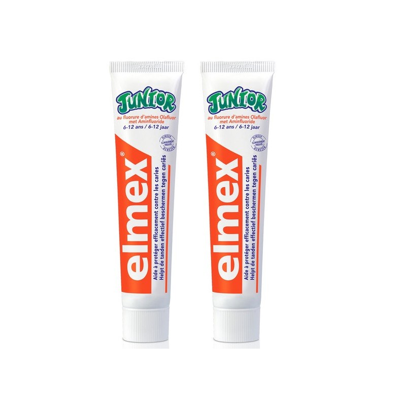 Elmex Dentifrice Junior 2 X 75 ml