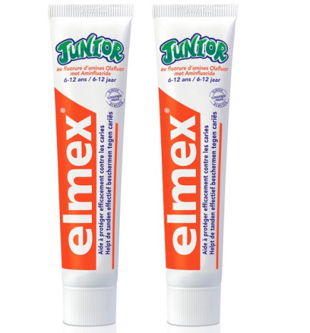 Elmex Dentifrice Junior 2 X 75 ml