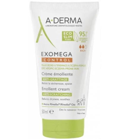 A-Derma Exomega Creme Emolliente Antigrattage 50ml