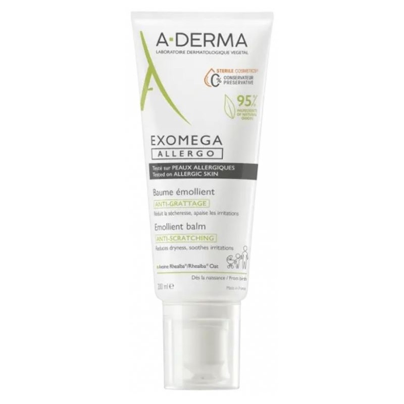 A-Derma Exomega Allergo Baume Emollient Antigrattage 200ml