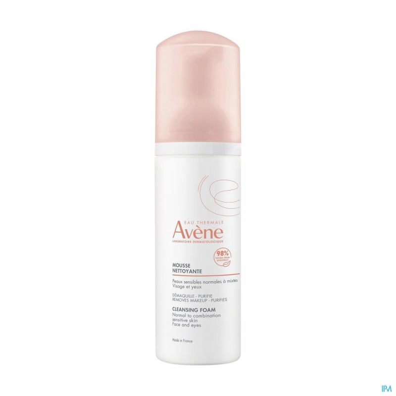 Avène – Mousse nettoyante douceur peaux sensibles, 150 ml