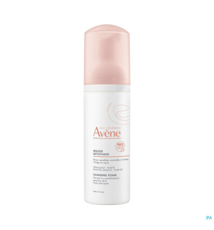 Avène – Mousse nettoyante douceur peaux sensibles, 150 ml