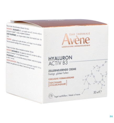 AVENE – Hyaluron Activ B3 Crème régénération cellulaire, 50 ml