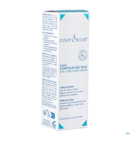 Coup D’Eclat – Soin contour des yeux triple action, 15ml