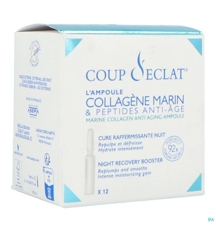 Coup D’Eclat – Ampoule cure raffermissante nuit, 12x1ml