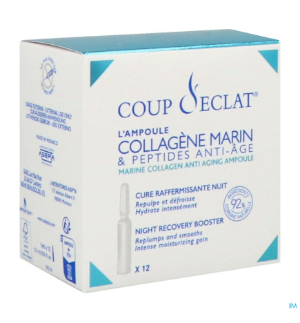 Coup D’Eclat – Ampoule cure raffermissante nuit, 12x1ml