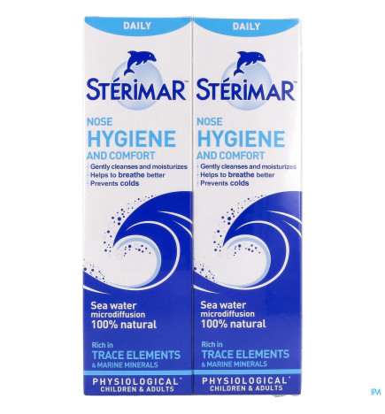 Stérimar – Hygiène Confort Nez Spray, 100 ml x2 (Offre Promo)