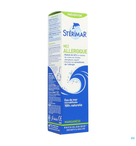 Stérimar – Manganèse Nez Allergique Solution Nasale, 50 ml