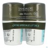 Sanoflore Deodorant 48h Mentha Bio Roll On 50ml X2