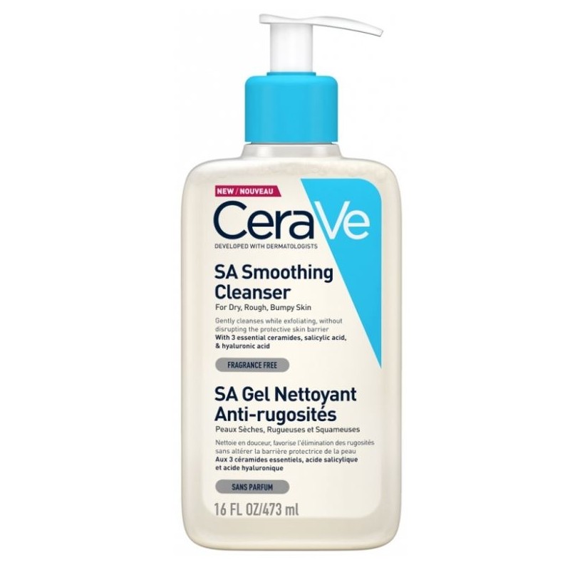 Cerave Sa Gel Nettoyant Antirugosites 473ml