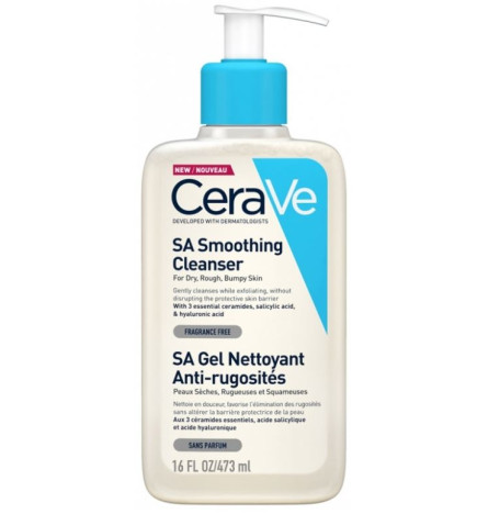 Cerave Sa Gel Nettoyant Antirugosites 473ml