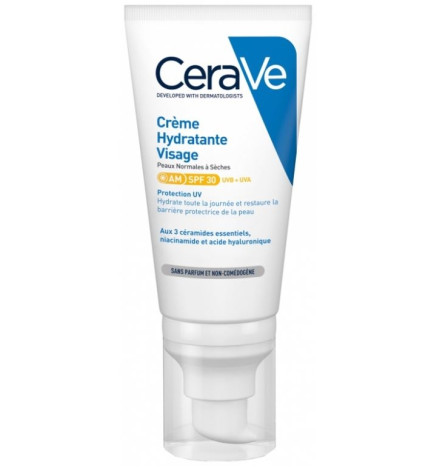 Cerave Creme Hydratante Visage Spf30 52ml