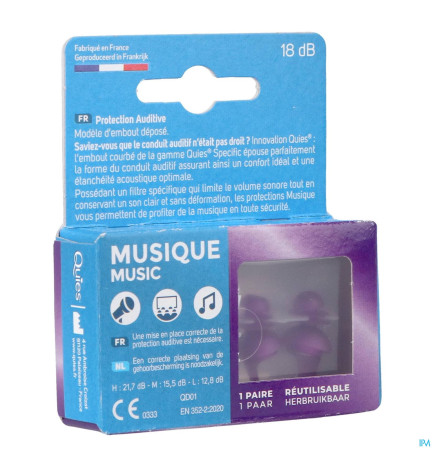 Quies – Musique Protection Auditive 2