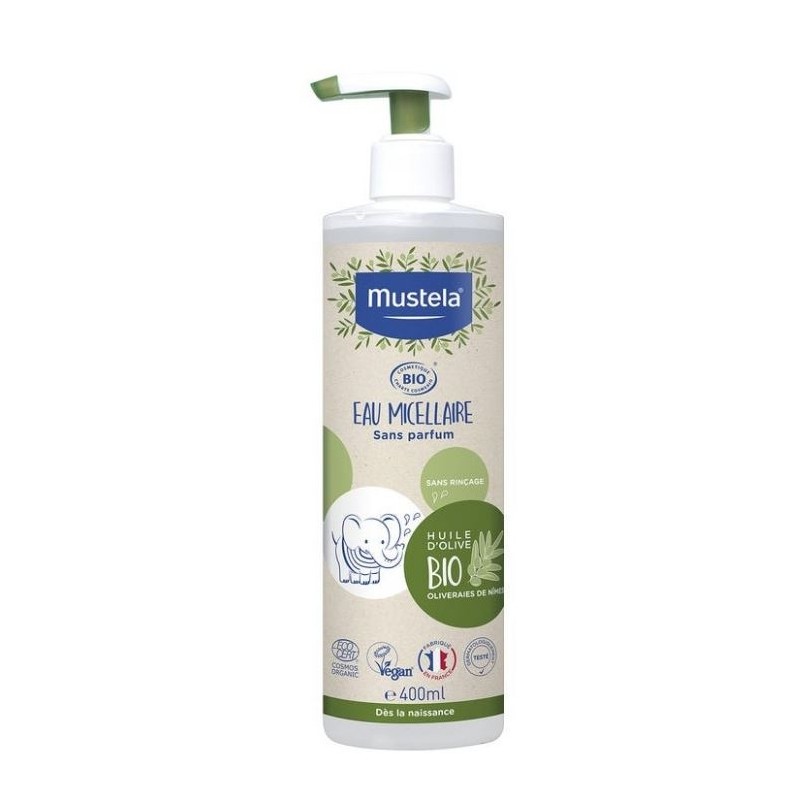 Mustela Eau Micellaire Sans Rincage Bio 400ml