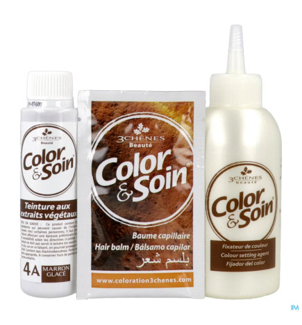 Color & Soin – 4A Marron Glacé Étui 60 ml x2