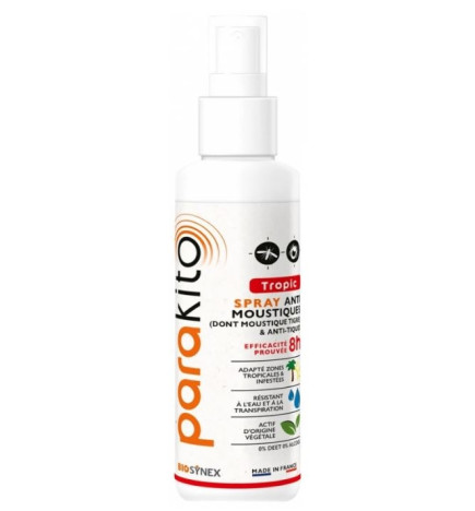 Parakito Spray Antimoustique Tropic 75ml