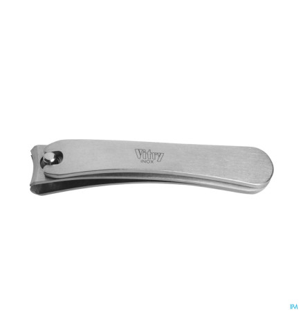 Vitry – Coupe-Ongles Pédicure Poche Plat Inox Trempé