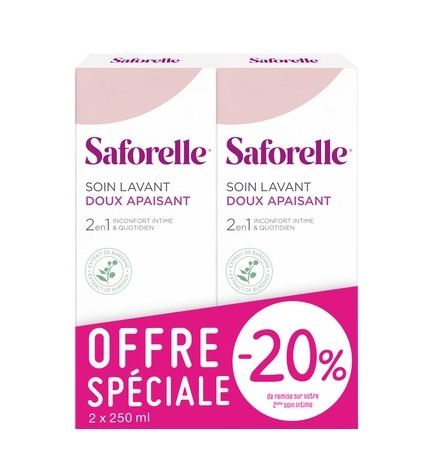 Saforelle Savon Liquide 2 X 250 ml